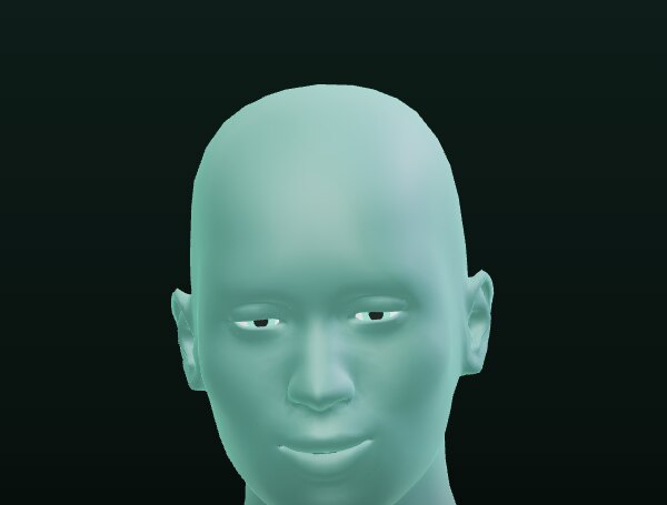 Cass, the AI co-host, rendered in 3D
